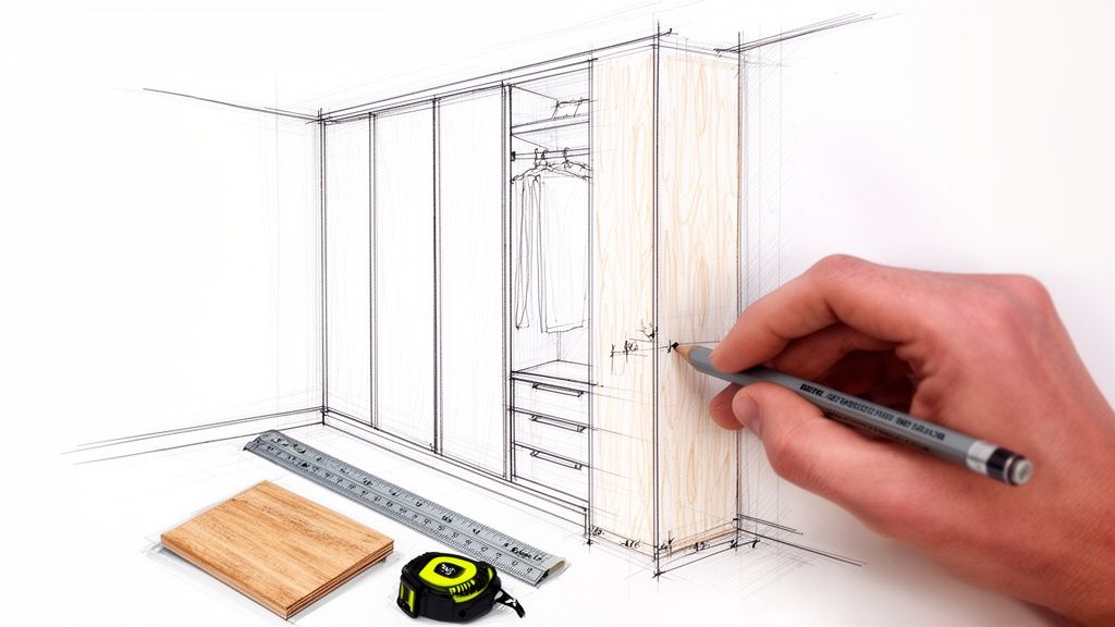 Snedkerarbejde med fokus på kvalitet og detaljer i unikke møbler.