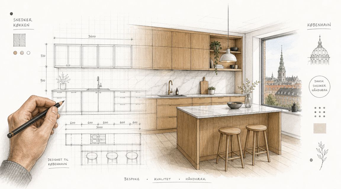 Signatur Snedkeri - Eksklusivt køkkendesign med træelementer og moderne stil.